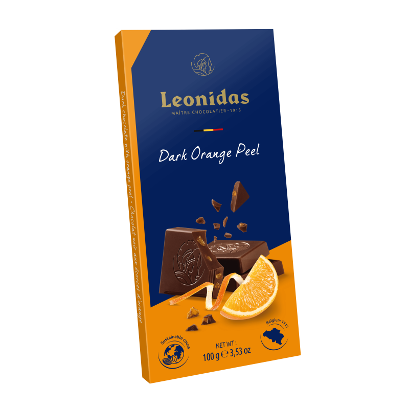 Tablette chocolat noir - Écorces d'orange